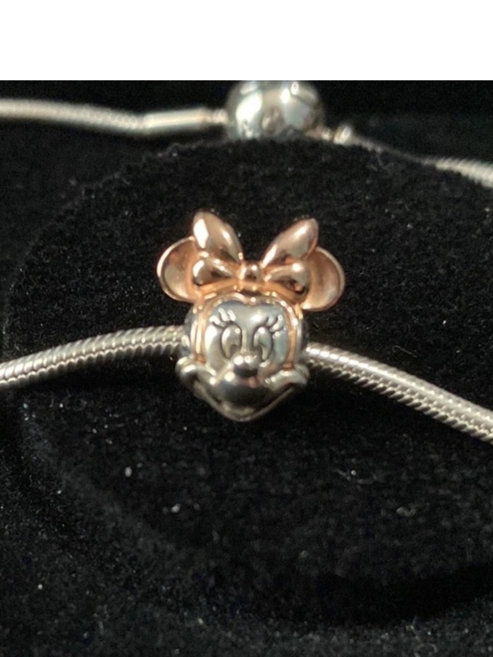 Two-Tone Pandora x Disney Minnie Mouse Essence Charm